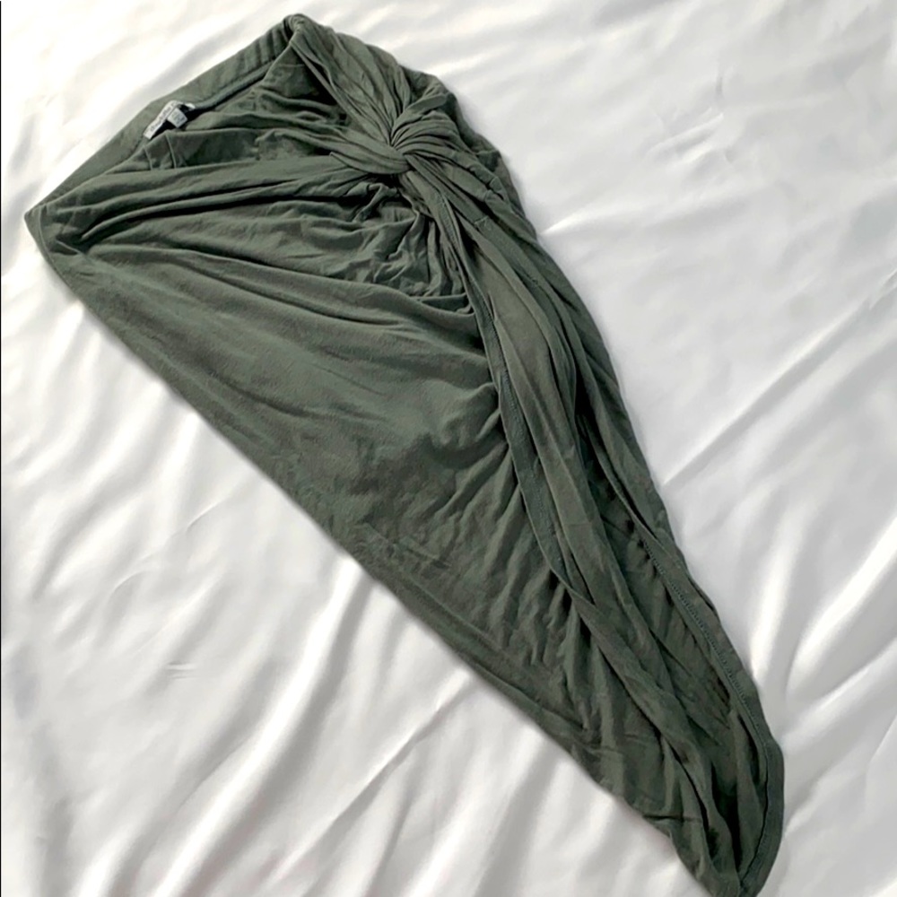 Green skirt